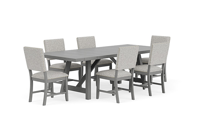 Omaha grey top dining table